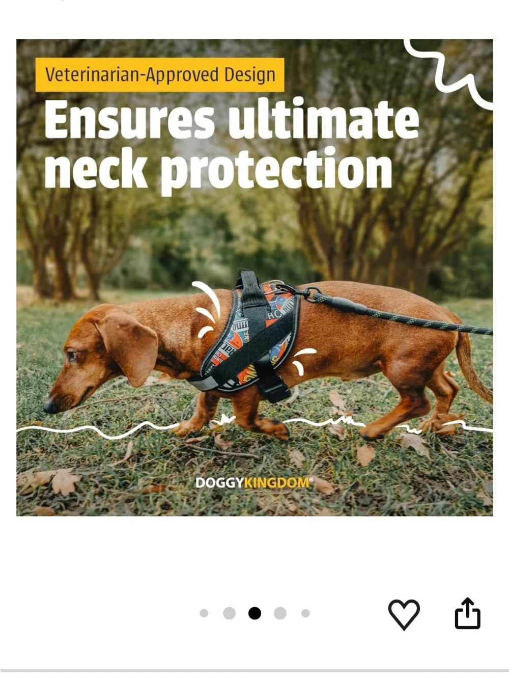 🚘 🆕 Veterinarian-Approved Red Padded Dog Harness with Reflective Trim size M